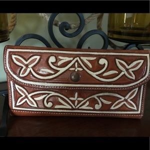 Handmade woman’s leather wallet